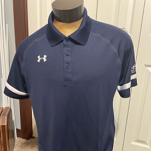 Under Armour HeatGear Mens Bud Light Hotel New York Short Sleeve Polo - Picture 1 of 5